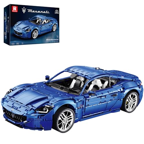 Reobrix Sports Car Building Blocks Set for Adults, 1:8 Vehicle Racing Car Toy Model Building Kit for Kids, 11010, Creative Gifts for Boys Girls Adults 14+ (5480PCS) von Reobrix