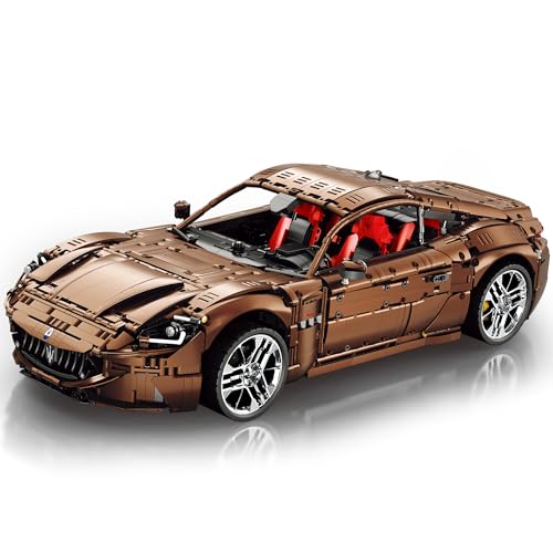 Reobrix Sportwagen Baustein Set für Erwachsene, ferngesteuertes 1:8 Fahrzeug Rennauto Spielzeug Modellbausatz für Kinder, 11009 kreative Geschenke für Jungen und Mädchen ab 14 Jahren von Reobrix