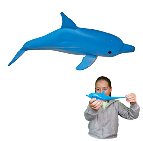 Rep Pals - Delphin, Dehnbares Spielzeug von Deluxebase. Super Dehnbare Tierrepliken, die Sich echt anfühlen, ideal für Kinder von Rep Pals