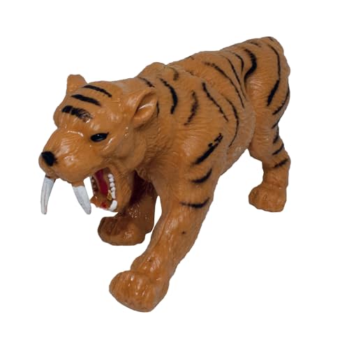Rep Pals - Sabertooth Tiger, Dehnbares Spielzeug von Deluxebase. Super Dehnbare Tiernachbildungen, die Sich echt anfühlen, toll für Kinder von Rep Pals