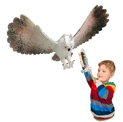 Rep Pals - Schneeeule, Dehnbares Spielzeug von Deluxebase. Super Dehnbare Tierrepliken, die Sich echt anfühlen, ideal für Kinder Rep Pals - Schneeeule, Dehnbares Spielzeug von Deluxebase. Super Dehnbare Tierrepliken, die Sich echt anfühlen, ideal für Kinder von Rep Pals