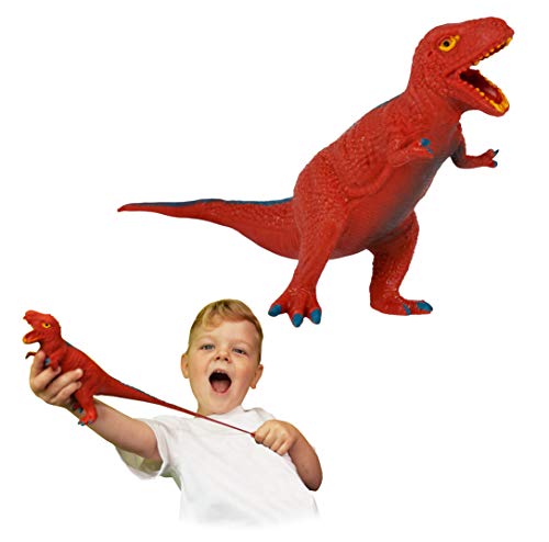 Rep Pals - T-Rex, Dehnbares Spielzeug von Deluxebase. Super Dehnbare Tierrepliken, die Sich echt anfühlen, ideal für Kinder von Rep Pals