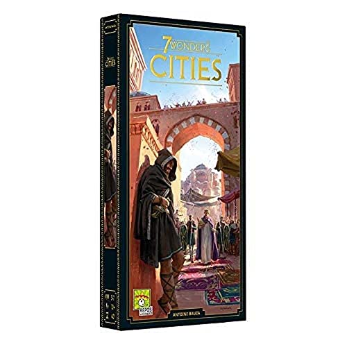 Asmodee 7 Wonders – Cities, Erweiterung, Kennerspiel, Strategiespiel, 3-7 Spieler, ab 10+ Jahren, 30 Minuten, Deutsch von Repos Production