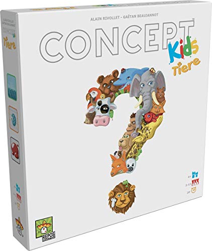 Repos Production, Concept Kids: Tiere, Kinderspiel, Ratespiel, 2-12 Spieler, Ab 4+ Jahren, 20+ Minuten, Deutsch von Repos Production
