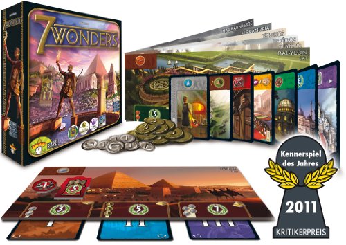 Asmodee Repos Production 200979 - 7 Wonders, Grundspiel, Deutsch, mehrfarbig Asmodee Repos Production 200979 - 7 Wonders, Grundspiel, Deutsch, mehrfarbig von Repos Production