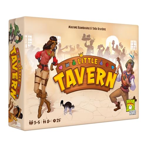 Little Tavern Partyspiel - Seat The Best Customers, Sammeln Sie die meisten Tipps und gewinnen Sie! Strategiespiel für Kinder und Erwachsene, ab 8 Jahren, 3-5 Spieler, 25 Minuten Spielzeit, Little Tavern Partyspiel - Seat The Best Customers, Sammeln Sie die meisten Tipps und gewinnen Sie! Strategiespiel für Kinder und Erwachsene, ab 8 Jahren, 3-5 Spieler, 25 Minuten Spielzeit, von Repos Production