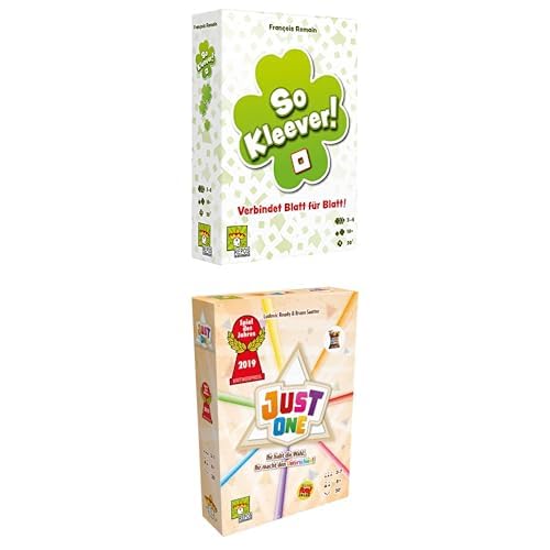 Party Bundle, So Kleever, Partyspiel, Ratespiel, 3-6 Spieler, Ab 10+ Jahren, 30+ Minuten + Just One, Grundspiel, Partyspiel, Spiel des Jahres 2019, 3-7 Spieler, Ab 8+ Jahren, 20+ Minuten, Deutsch Party Bundle, So Kleever, Partyspiel, Ratespiel, 3-6 Spieler, Ab 10+ Jahren, 30+ Minuten + Just One, Grundspiel, Partyspiel, Spiel des Jahres 2019, 3-7 Spieler, Ab 8+ Jahren, 20+ Minuten, Deutsch von Repos Production