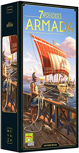Repos Production, 7 Wonders 2nd Edition: Armada Expansion, Board Game, Ages 10+, 3 to 7 Players, 30 Minutes Playing Time von Repos Production