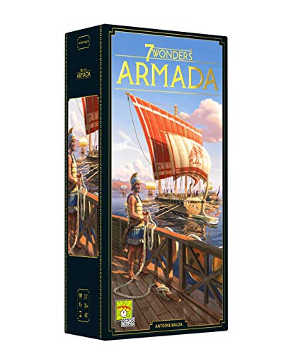 Repos Production, 7 Wonders 2nd Edition: Armada Expansion, Board Game, Ages 10+, 3 to 7 Players, 30 Minutes Playing Time von Repos Production