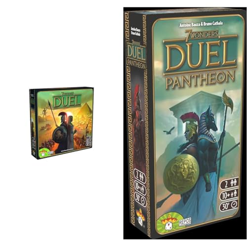 Repos Production - UNbox Now, 7 Wonders Duel, Grundspiel, Kennerspiel, Strategiespiel, 2 Spieler, 30+ Minuten, Deutsch + 7 Wonders Duel – Pantheon, Erweiterung, Strategiespiel, 2 Spieler, Deutsch Repos Production - UNbox Now, 7 Wonders Duel, Grundspiel, Kennerspiel, Strategiespiel, 2 Spieler, 30+ Minuten, Deutsch + 7 Wonders Duel – Pantheon, Erweiterung, Strategiespiel, 2 Spieler, Deutsch von Repos Production