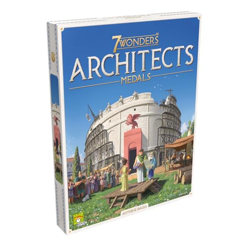 Repos Production, 7 Wonders Architects – Medals, Erweiterung, Familienspiel, Strategiespiel, 2-7 Spieler, Ab 8+ Jahren, 25 Minuten, Deutsch von Repos Production