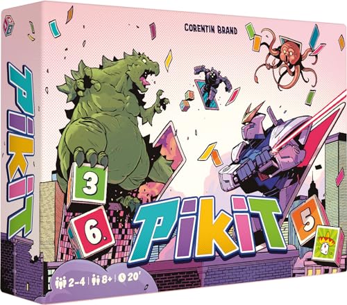 ASMODEE | Pikit | Gesellschaftsspiele | Kartenspiele | Spiel für Kinder, Erwachsene und Familie | ab 8 Jahren | 2 bis 4 Spieler | 20 Minuten | französische Version | Ruheproduktion von ASMODEE