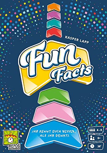Repos Production, Fun Facts, Partyspiel, Kartenspiel, 4-8 Spieler, Ab 8+ Jahren, 30 Minuten, Deutsch von Repos Production