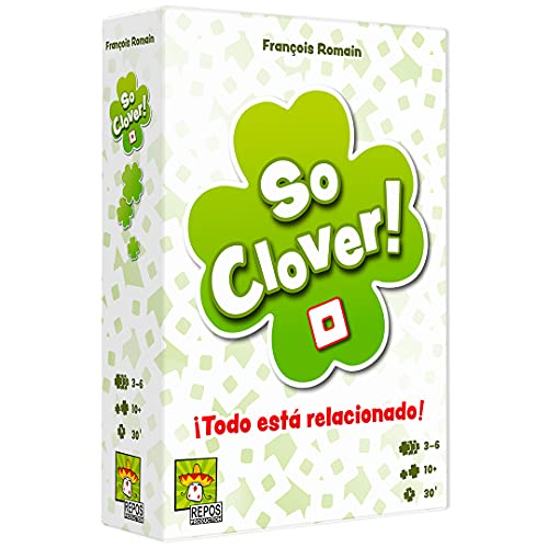 Repos Production SO Clover! | Kooperatives Partyspiel | für Kinder ab 10 Jahren | für die ganze Familie | Kartenspiel | Bestes Geschenkspiel | 3 bis 6 Spieler Repos Production SO Clover! | Kooperatives Partyspiel | für Kinder ab 10 Jahren | für die ganze Familie | Kartenspiel | Bestes Geschenkspiel | 3 bis 6 Spieler von Repos Production