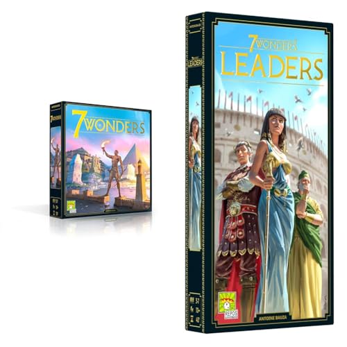 Repos Production - UNBOX NOW - 7 Wonders, Grundspiel, Kennerspiel des Jahres 2011, Strategiespiel, 3-7 Spieler, Ab 10+ Jahren, 30+ Minuten, Deutsch + 7 Wonders – Leaders, Erweiterung Deutsch Repos Production - UNBOX NOW - 7 Wonders, Grundspiel, Kennerspiel des Jahres 2011, Strategiespiel, 3-7 Spieler, Ab 10+ Jahren, 30+ Minuten, Deutsch + 7 Wonders – Leaders, Erweiterung Deutsch von Repos Production