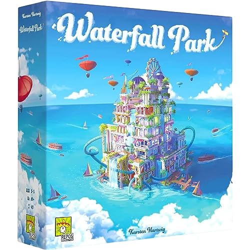 Repos Wasserfall Park, Brettspiel, ab 8 Jahren, 3-5 Spieler, 45 Minuten Spieldauer von Repos Production