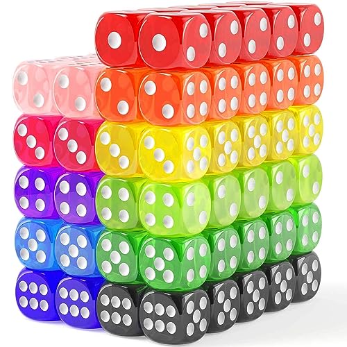 110 Stück lose Bunte Würfel, D6 Bunte Würfel, 6-seitige Würfel für Unterricht im Klassenzimmer, Brettspiele, Spielen, Rollen, kleine 6 Seiten, 11 Farben rot, gelb, blau, grün und mehr 110 Stück lose Bunte Würfel, D6 Bunte Würfel, 6-seitige Würfel für Unterricht im Klassenzimmer, Brettspiele, Spielen, Rollen, kleine 6 Seiten, 11 Farben rot, gelb, blau, grün und mehr von Rerdeim