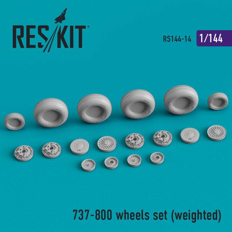 737-800 wheels set (weighted) von ResKit Models