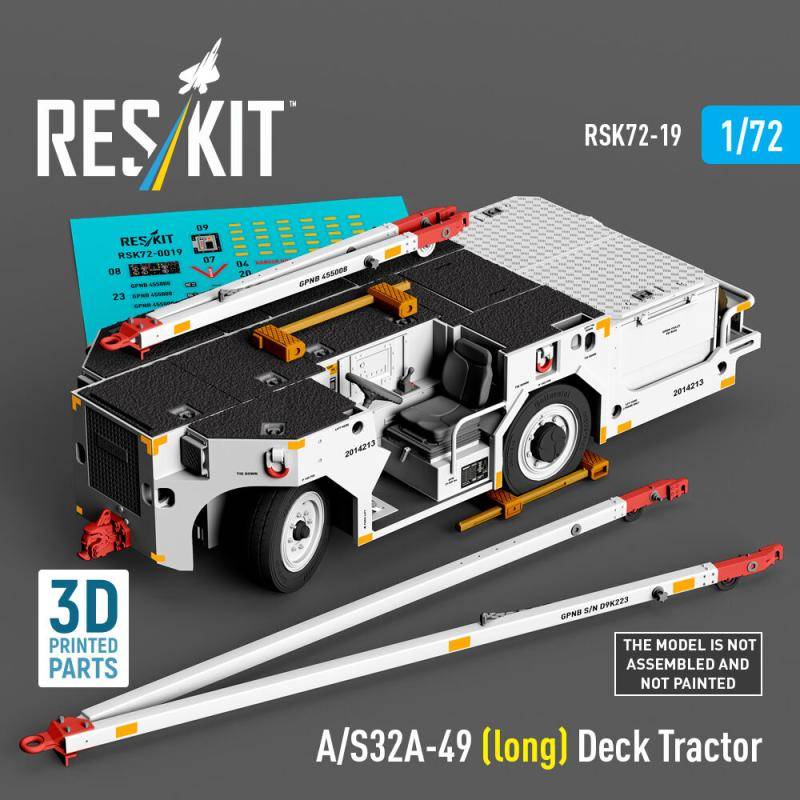 A/S32A-49 (long) Deck Tractor (3D Printed model kit) von ResKit Models