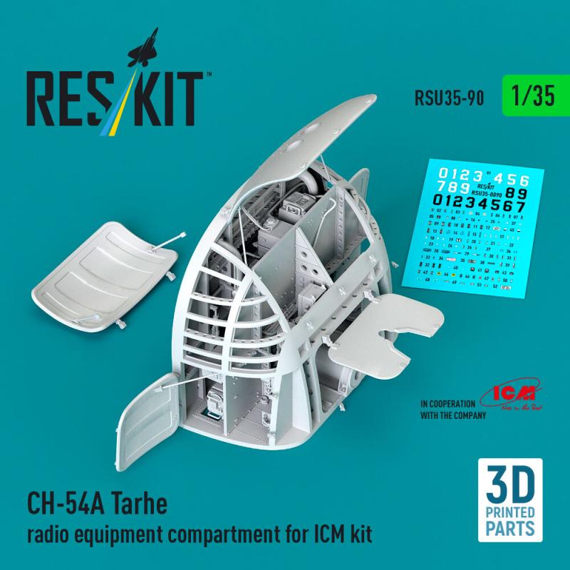 CH-54A Tarhe - Radio equipment compartment (3D Printed) [ICM] von ResKit Models