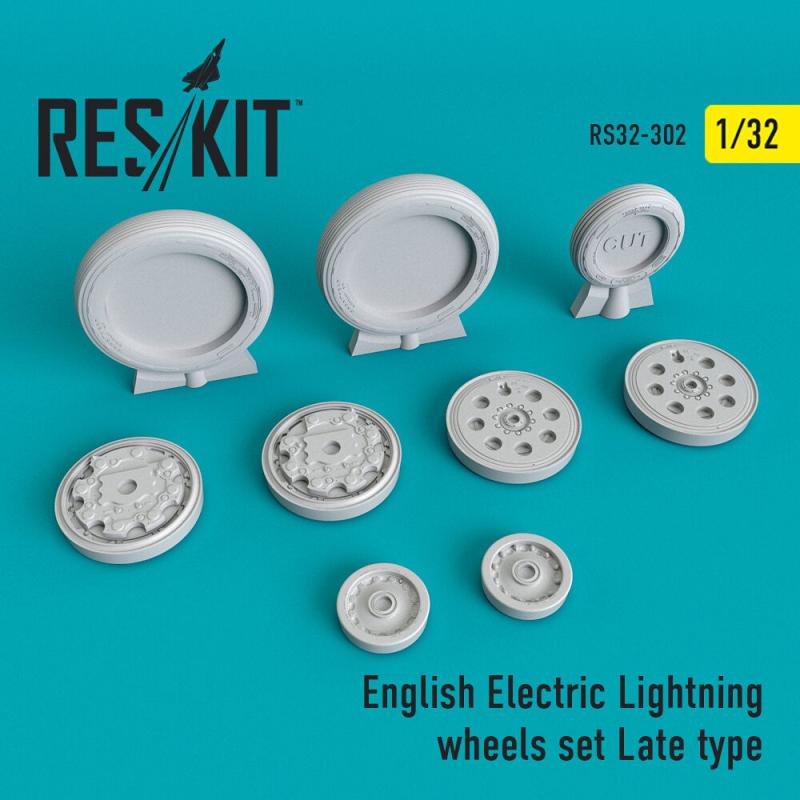EE Lightning wheels set (late type) von ResKit Models