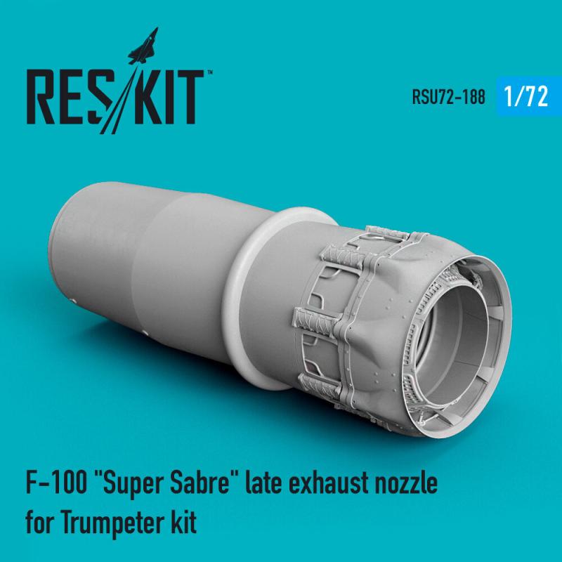 F-100 Super Sabre late exhaust nozzle for Trumpeter kit F-100 Super Sabre late exhaust nozzle for Trumpeter kit von ResKit Models