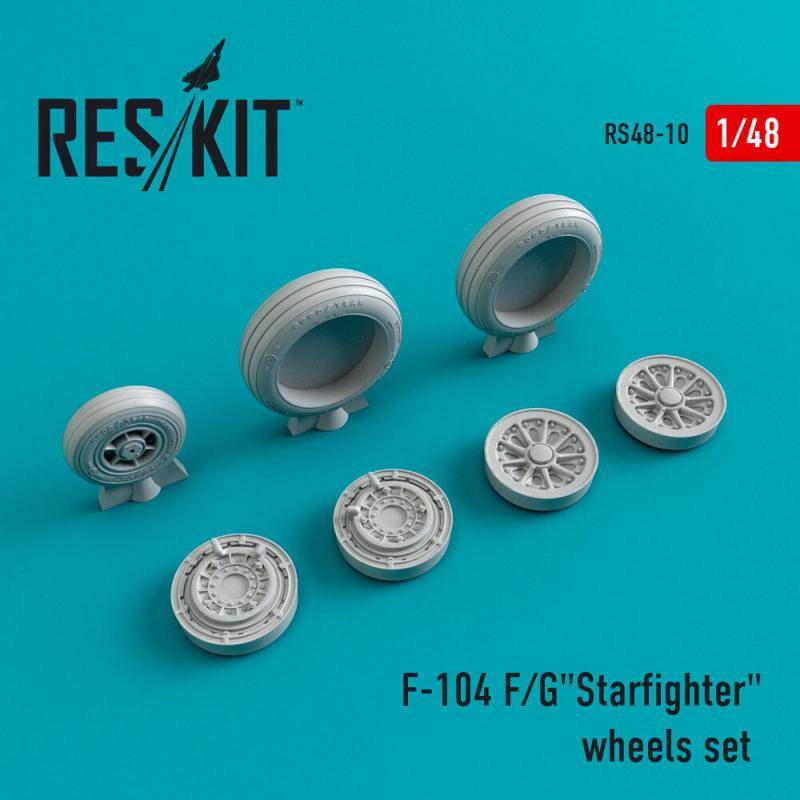 F-104 (F,G) Starfighter wheels set von ResKit Models