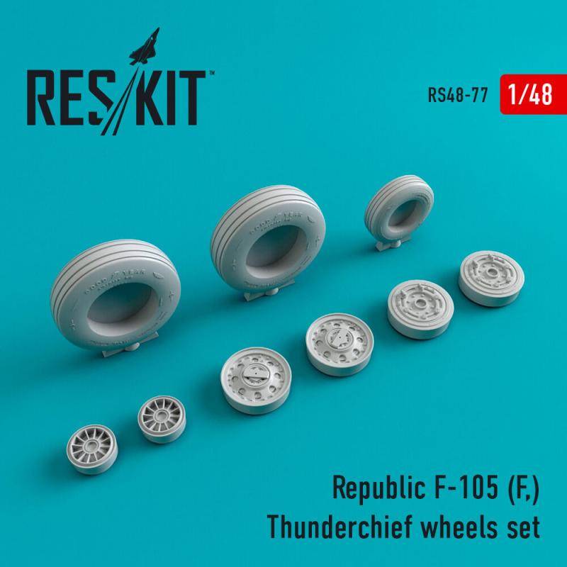 F-105F Thunderchief wheels set von ResKit Models