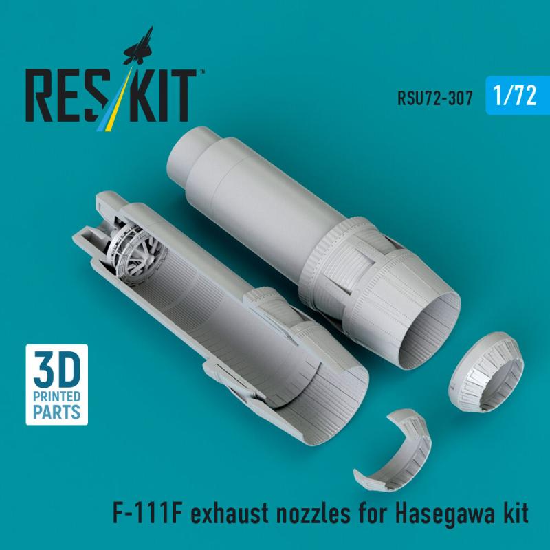 F-111F - Exhaust nozzles (3D Printed) [Hasegawa] von ResKit Models