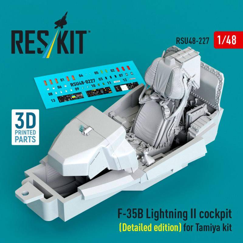 F-35B Lightning II - Cockpit (Detailed edition) (3D Printed) [Tamiya] von ResKit Models