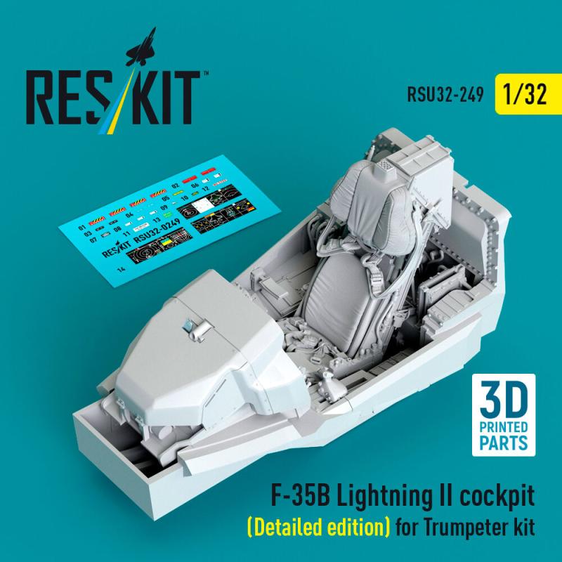 ?F-35B Lightning II - Cockpit (Detailed edition) (3D Printed) [Trumpeter] von ResKit Models