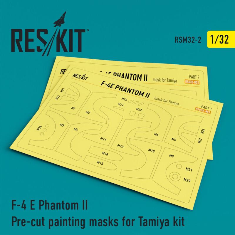 F-4E Phantom II Pre-cut painting masks for Tamiya kit F-4E Phantom II Pre-cut painting masks for Tamiya kit von ResKit Models