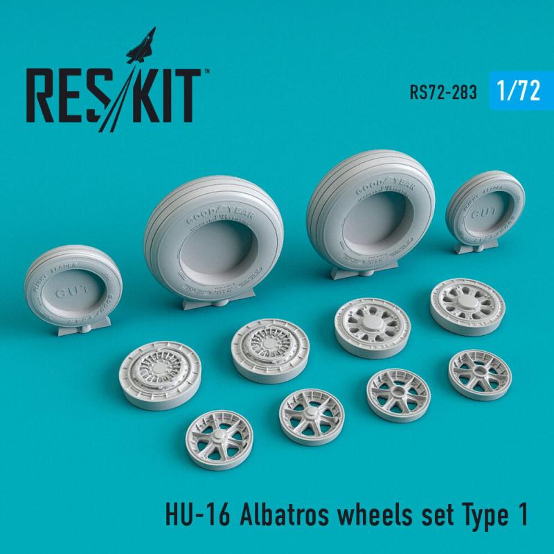 HU-16 Albatros wheels set type 1 HU-16 Albatros wheels set type 1 von ResKit Models