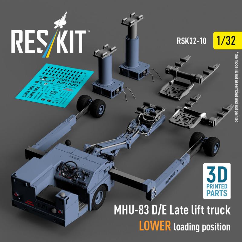 MHU-83 D/E Late lift truck LOWER loading position (3D Printed model kit) von ResKit Models