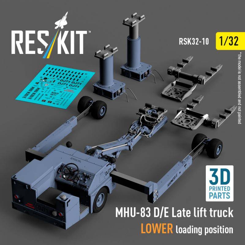 MHU-83 D/E Late lift truck LOWER loading position (3D Printed model kit) von ResKit Models