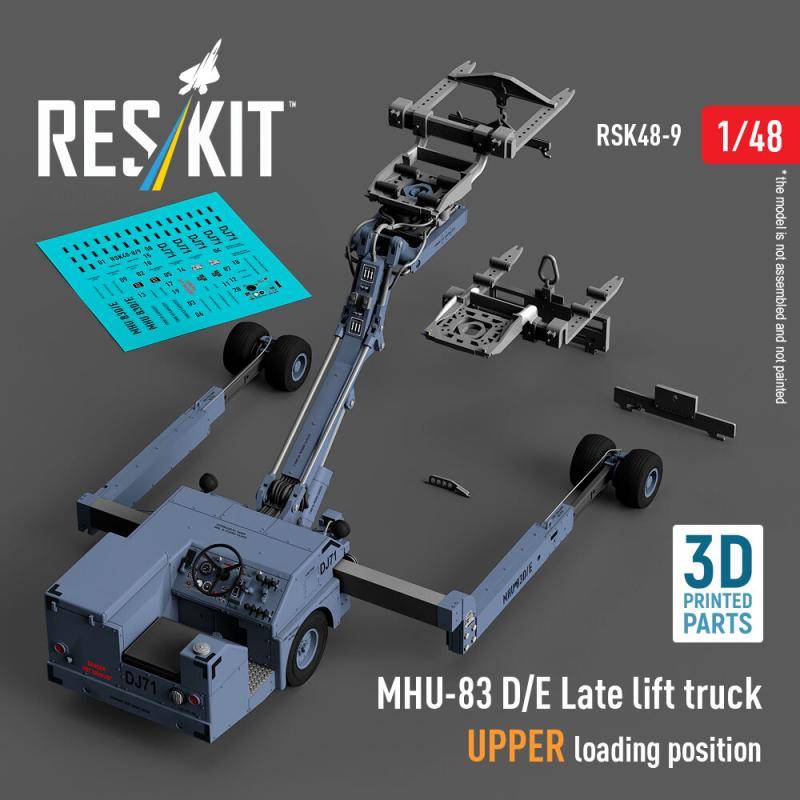 MHU-83 D/E Late lift truck UPPER loading position (3D Printed model kit) von ResKit Models