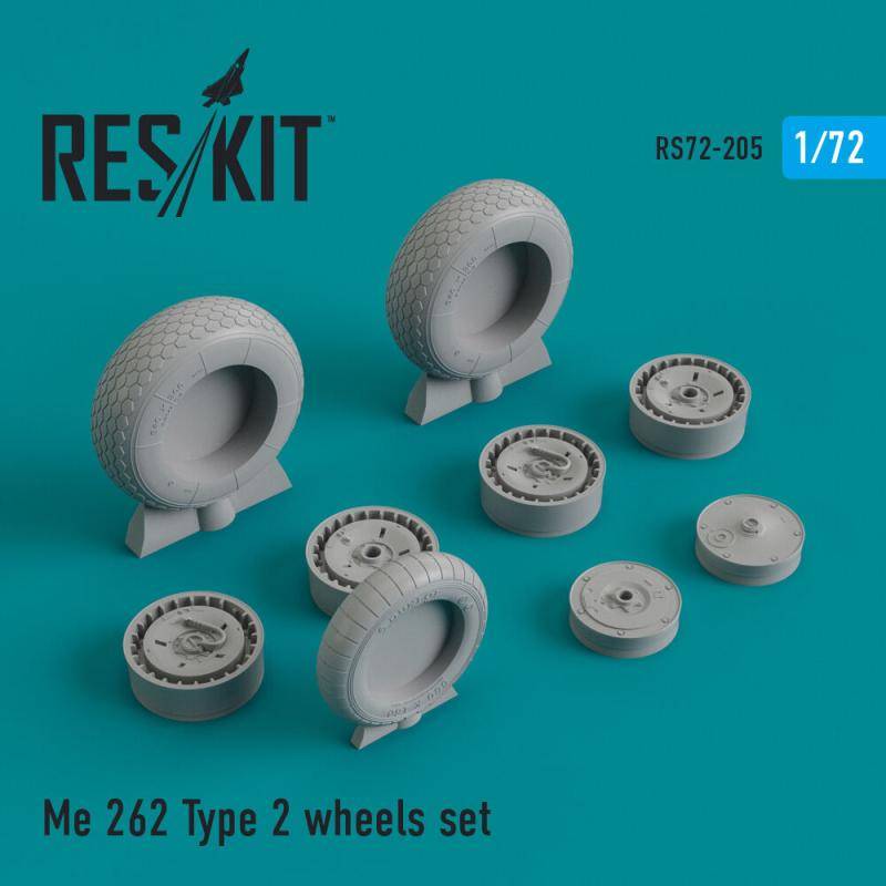 Me.262 type 2 wheels set von ResKit Models