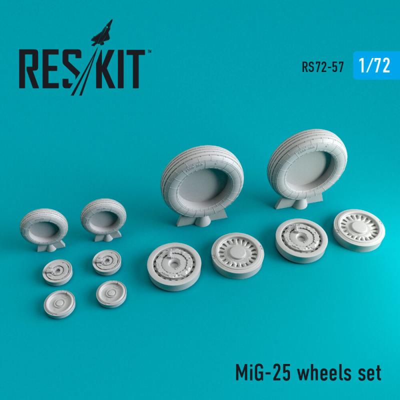 MiG-25 (weighted) wheels set von ResKit Models