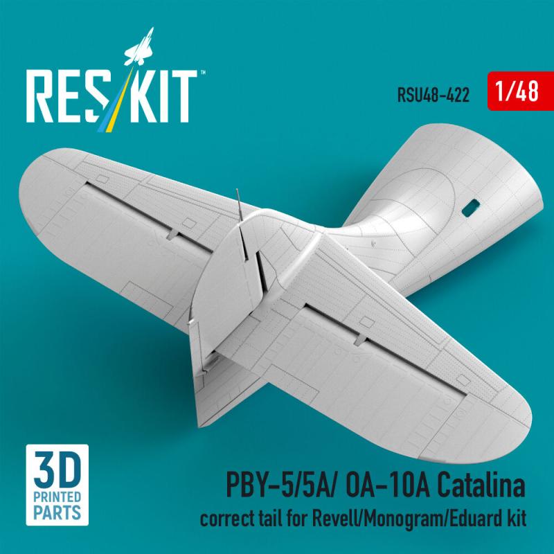 PBY-5/5A/OA-10A Catalina - Correct tail (3D Printed) [Revell / Monogram / Eduard] von ResKit Models