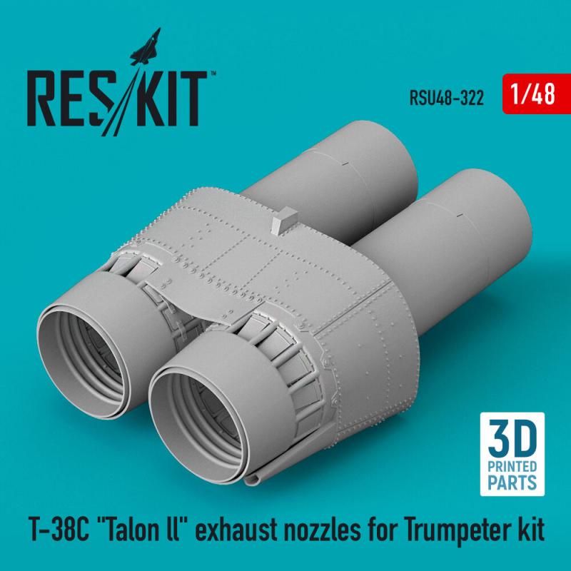 T-38C Talon ll exhaust nozzles [Trumpeter] (3D Printed) von ResKit Models
