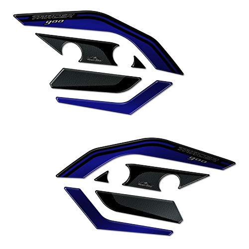 Resin Bike Aufkleber für Motorrad Kompatibel mit Yamaha Tracer 900 2015-2017. Handschutz vor Stößen und Kratzern. Paar 3D-Harzklebstoff - Stickers - Made in Italy von Resin Bike