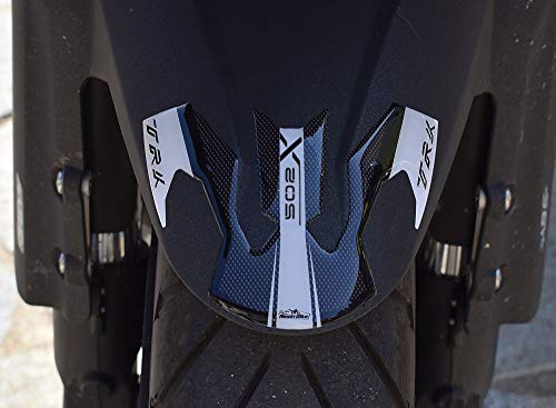 Resin Bike Aufkleber für Motorrad Kompatibel mit Benelli TRK 502 X. Vorderen Kotflügelschutz vor Stößen und Kratzern. 3D-Harzklebstoff – Stickers - Made in Italy von Resin Bike