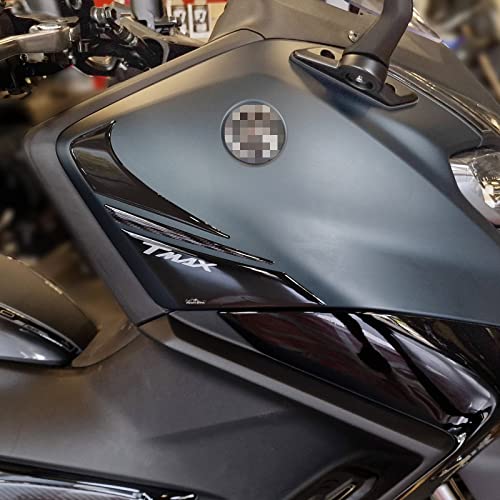 Resin Bike Aufkleber für Motorrad Kompatibel mit Yamaha Tmax 560 2022. Schutzkanten für die vordere Verkleidung vor Stößen und Kratzern. 3D-Harzklebstoff - Stickers - Made in Italy von Resin Bike