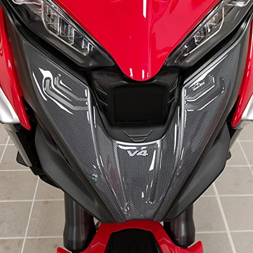 Resin Bike Aufkleber für Motorrad Kompatibel mit Ducati Multistrada V4 1100 2021-2023. Bugschutz vor Stößen und Kratzern. 3D-Harzklebstoff - Stickers - Made in Italy von Resin Bike