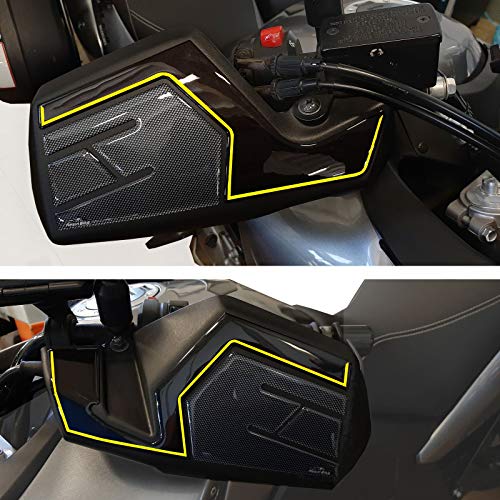 Resin Bike Aufkleber für Motorrad Kompatibel mit Suzuki V-Strom 650 2017-2021. Handschutz vor Stößen und Kratzern. Paar 3D-Harzklebstoff - Stickers - Made in Italy Resin Bike Aufkleber für Motorrad Kompatibel mit Suzuki V-Strom 650 2017-2021. Handschutz vor Stößen und Kratzern. Paar 3D-Harzklebstoff - Stickers - Made in Italy von Resin Bike