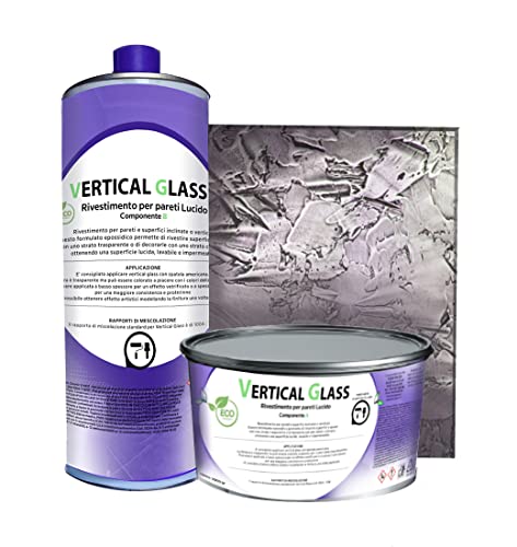 Resin Pro Vertical Glass Clear Zweikomponenten-Epoxidwandbeschichtung zum Schutz von Wänden und geneigten oder vertikalen Oberflächen Resin Pro Vertical Glass Clear Zweikomponenten-Epoxidwandbeschichtung zum Schutz von Wänden und geneigten oder vertikalen Oberflächen von Resin Pro