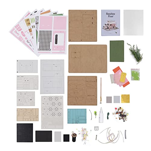 Respicefinem Miniatur Puppen Haus Kit Haus 31×23×4 DIY Miniatur Dollhouse Kit 1:24 Skala Puppenhaus Puzzle Spielzeug Für Home Party Unterhaltung Über 14 Jahre Alt von Respicefinem