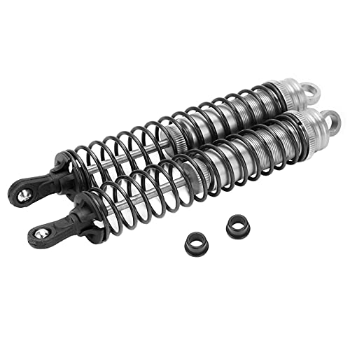 Resefinem 2PCS RC 144 mm ölgefüllte verstellbare Stoßdämpferdämpfer für 1/8 RC -Auto für HSP HPI Axial RC Crawler Off Road Autos aus hochwertiger Aluminiumlegierung mit (Silber) von Respicefinem