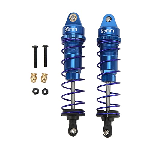 Resefinem 2PCS RC -Stoßdämpfer Aluminiumlegierung Einstellbare Hochfestigkeit Öldämpfer für 1/10 RC -Auto 95 -mm -Gold Ideal zur Verbesserung der Leistung und Stabilität Ihrer (Dunkelblau) von Respicefinem
