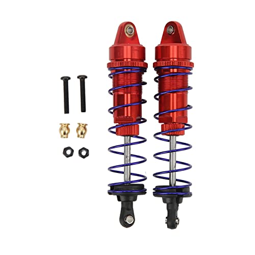 Resefinem 2PCS RC -Stoßdämpfer Aluminiumlegierung Einstellbare Hochfestigkeit Öldämpfer für 1/10 RC -Auto 95 -mm -Gold Ideal zur Verbesserung der Leistung und Stabilität Ihrer (Rot) von Respicefinem